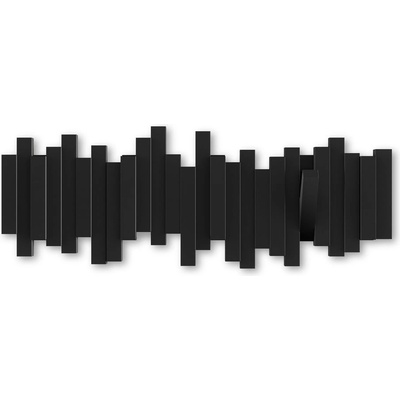 Umbra Черна пластмасова закачалка за стена Sticks - Umbra (318211-040)