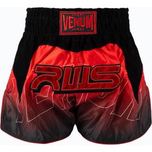 Venum Мъжки шорти за тренировка Venum x RWS 2.0 Muay Thai black/red