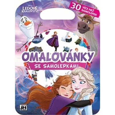 Omaľovánky so samolepkami Ľadové kráľovstvo