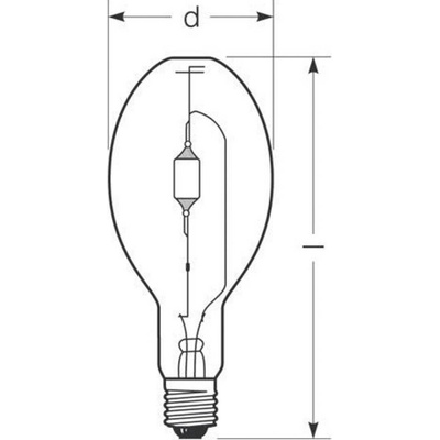 Radium Halogénová výbojka E40 1000W HRI-E NSC/C číra 32416601