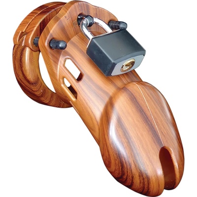 CB-X CB-6000 Chastity Cage - Wood - 35 mm
