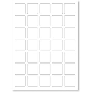 CDRmarket Самозалепващи етикети 30 x 30 mm, 54 етикета, A4, 100 листа (R0ECO.3030)