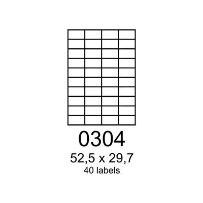 Rayfilm R01000304A biele A4 100 list.