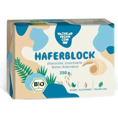 Margarín ovsený s bambuckým maslom Bio 250 g The Vegan Cow