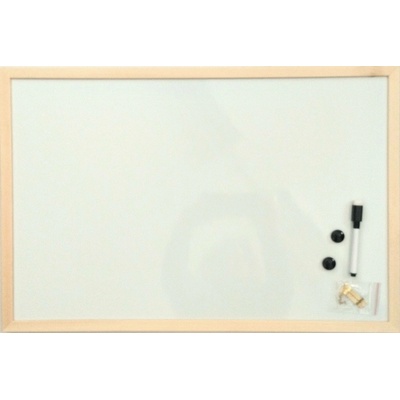 Bondecor Magnetická tabule v dřevěném rámu 60 x 40 cm