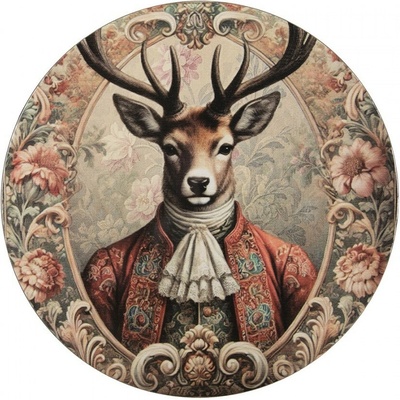 Servírovací talíř s jelenem Collection Aristocrat L - Ø 40*1 cm - Clayre & Eef