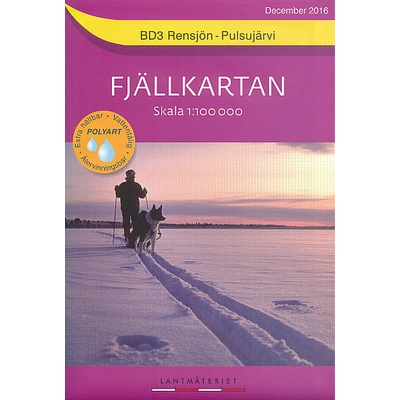 mapa SWE BD3 Rensjon-Pulsujarvi 1:100 t.