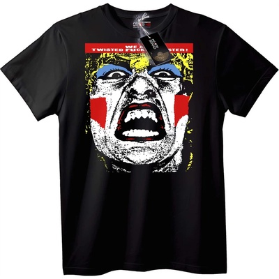 NOONEBRAND Тениска Twisted Sister Чудовищен Графичен Дизайн - 6XL, Black