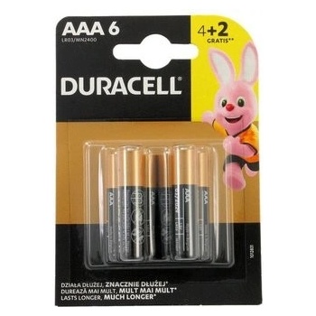 Duracell BASIC AAA 6ks 10PP100087