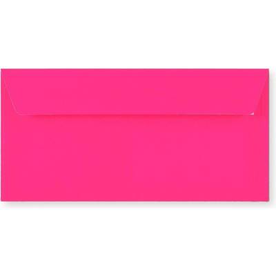 Neonově růžová obálka 110x220 mm (DL)
