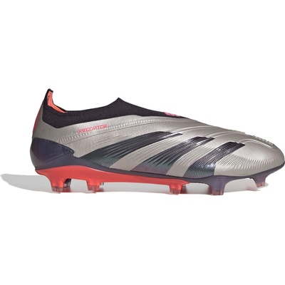 Adidas Футболни бутонки Adidas Predator 24 Elite Laceless Firm Ground Football Boots - Silver/Black