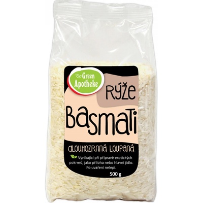 Green Apotheke Rýže basmati loupaná bílá 0,5 kg – Zboží Dáma