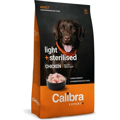 Calibra EXPERT+ Adult Light & Sterilised kuřecí 12 kg