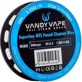 Vandy Vape Ni80 Superfine MTL Fused Clapton 32ga