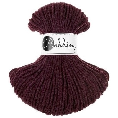 Bobbiny Junior 3 mm 100 m Burgundy юта (SX-E153)