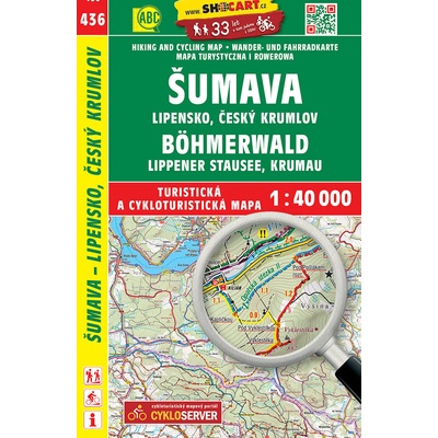 Šumava Lipensko Český Krumlov 1:40 000