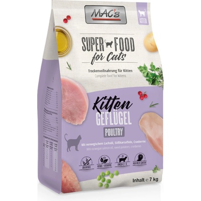 MAC's Superfood for Cats Kitten 2 x 7 kg