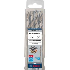 Bosch - Комплект свредла за метал, 10, 2 × 133 мм, 5 бр. 2608585523 (2608585523)