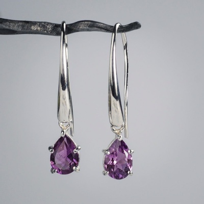 Drakkaria SINOPE náušnice ametyst P35177