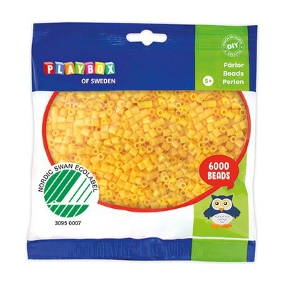Playbox Zažehlovací korálky - 6 000 ks - žluté