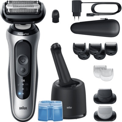 Braun Series 6 62-S7650cc stříbrný, černý