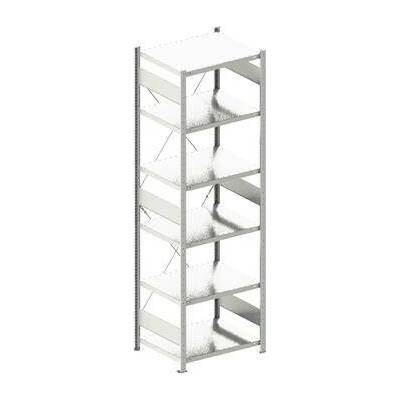 META zásuvný základní regál 2500 x 750 x 600 mm 6 polic 100 kg