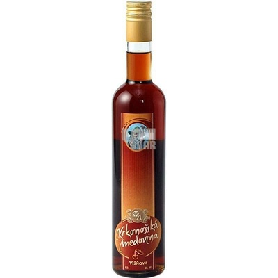 Krkonošská Medovina Višeň 18% 0,5 l (holá láhev)