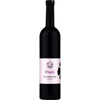 Pereg Víno z čiernych ríbezlí 0,75 l (čistá fľaša)