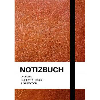 Image 1 of Notizbuch A4 blanko - 100 Seiten 90g/m? - Soft Cover Braun - FSC Papier | Notebook A4