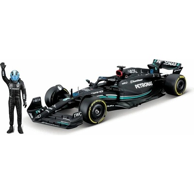 Bburago RACE Formule F1 s figurkou jezdce Mercedes-AMG W14 E Performance 2023 63 Russell 1:24