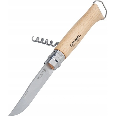 Opinel Inox 10 s vývrtkou a otvírákem lahví