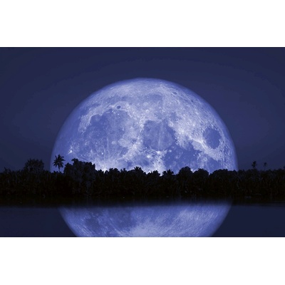 DIMEX ART Флизелинов фототапет отражение на луната ii. 375 x 250 см