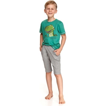Chlapčenské pyžamo Alan tm.zelené