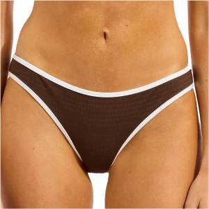 Seafolly Дамско бикини долнище Seafolly Women's Beach Bound Hipster Pant Bikini bottom - Dark Chocolate - размер 44 (EU) (150-4243-0717)
