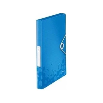 Leitz Briefcase with rubber band PP Leitz WOW, 30 mm, blue