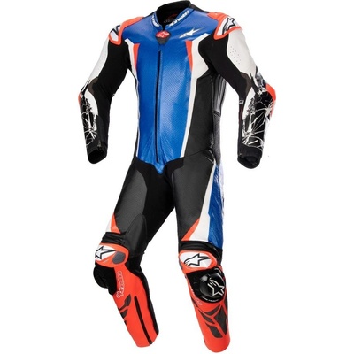 Jednodielna kombinéza Alpinestars Racing Absolute 2 modrá/čierna/biela/červená