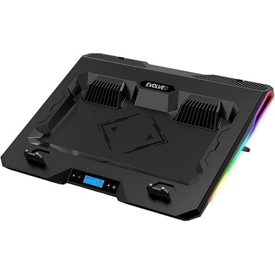 Chladiaca podložka EVOLVEO Ania 10 RGB, nastaviteľný podstavec pre notebook (ANIA10)