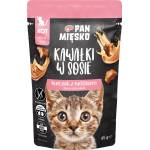 Pan Mięsko Парченца в сос Пилешко с заешко 85 г за котенца