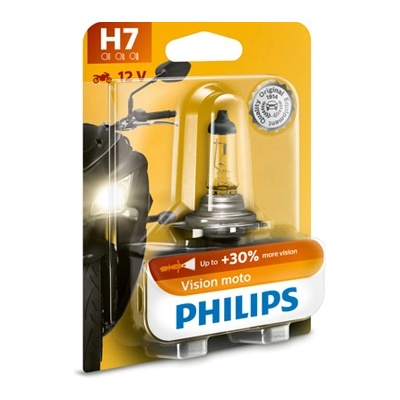 Крушка, фар PHILIPS H7, 12V, 55W, 3200K, 1500lm, 1 бр