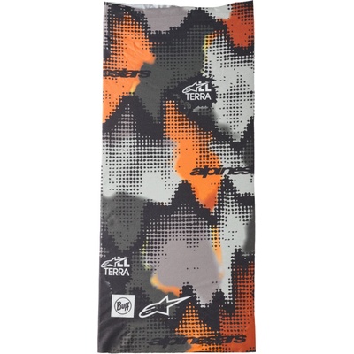 Alpinestars nákrčník BUFF NAZCA camo/šedá/oranžová fluo 2026