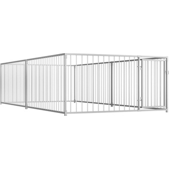 vidaXL Venkovní psí kotec 200 x 400 x 100 cm
