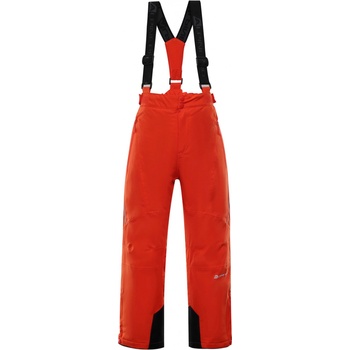 Alpine Pro Aniko 3 chlapecké lyžařské kalhoty oranžová