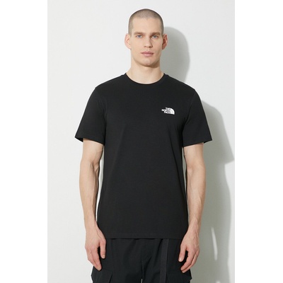 The North Face Тениска The North Face M S/S Simple Dome Tee в черно с принт NF0A87NGJK31 (NF0A87NGJK31)