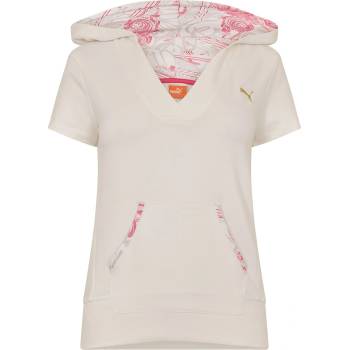 PUMA Puma Ft Short Sl Hood Sweat Womens - White