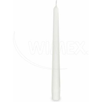 Wimex WIMEX s. r. o. Конична бяла свещ Ø23 x 245 мм [10 бр. ]