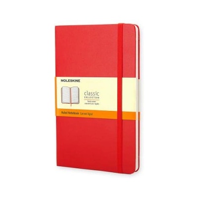 Moleskine Moleskine Large Ruled Hardcover Notebook Scarlet Red