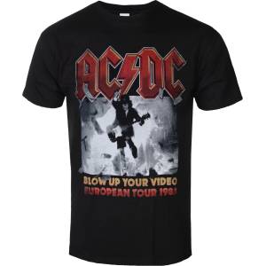 NNM Мъжка тениска AC/DC - European Tour 1988 - Black - 51437700