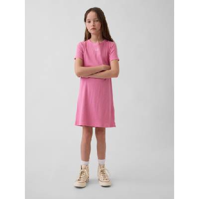 GAP Детска рокля с ребра и лого GAP GAP | Mnogotsveten | Момичешки | XS