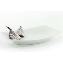 ROTBERG Tácka, porcelán, hranatá, 33 cm ROTBERG, "Quadrate", biela