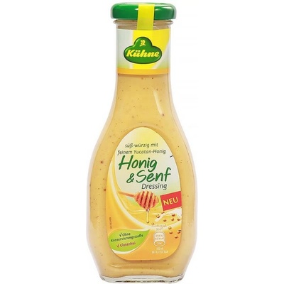 Kühne ДРЕСИНГ с мед и горчица "Kuhne" 250мл